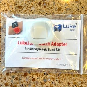 Disney Magic Band Watch Adapter - Frost/Glow in the Dark